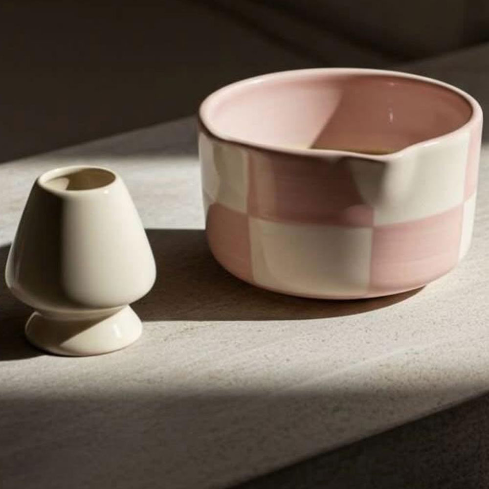 Matcha Bowl & Whisk Holder Set