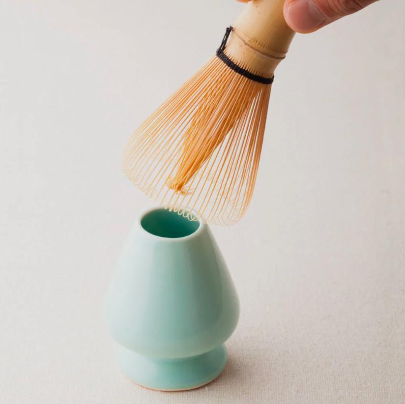 Matcha Whisk & Ceramic Whisk Holder