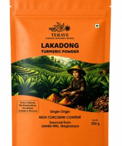 TERAVE Lakadong Turmeric Powder Single Origin - 200 g